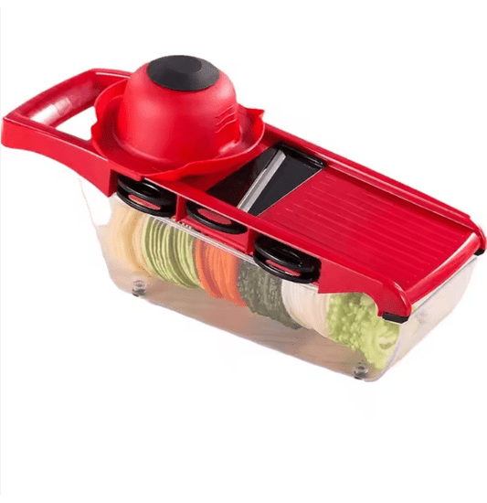 All-in-One Kitchen Slicer – 6 Blades, Peeler & Easy Cleaning