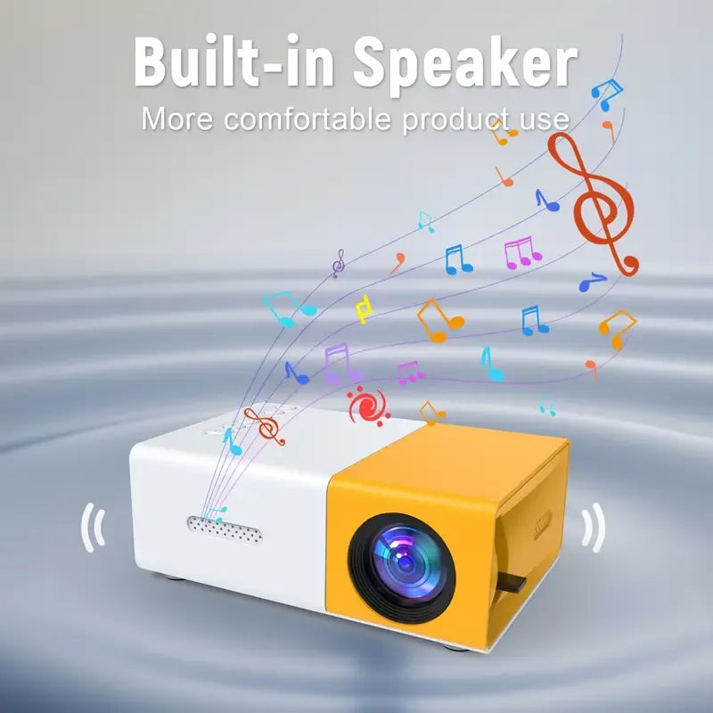Mini Portable LED Projector – Compact Home Cinema Experience