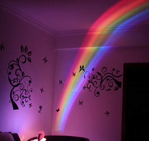 Lucky Rainbow LED Projector Lamp – Magical Night Light for Kids & Home Decor