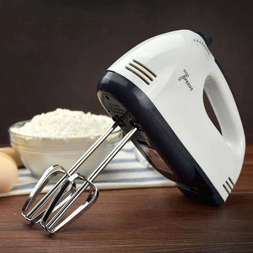 7-Speed Electric Hand Mixer for Baking & Everyday Mixing