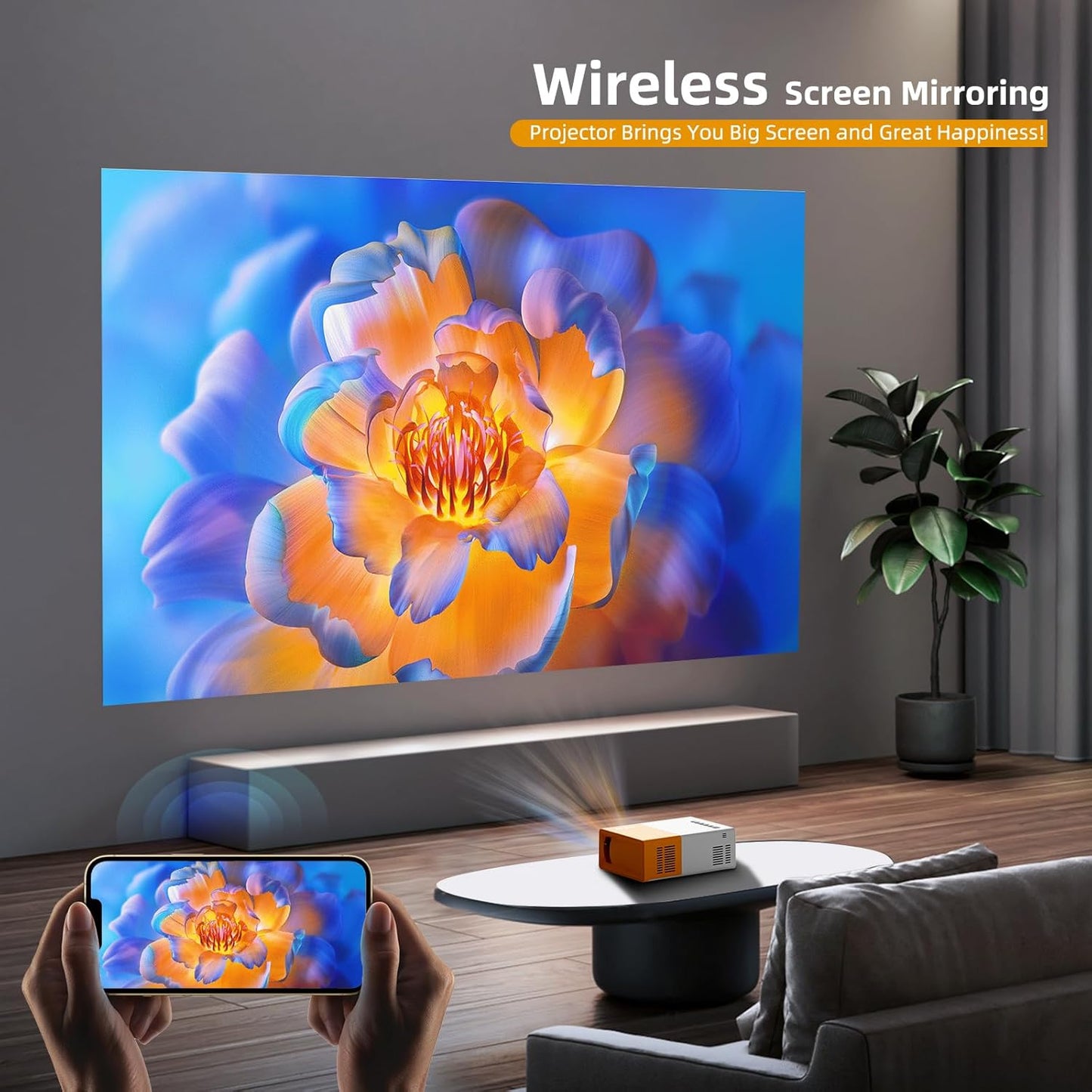 Mini Portable LED Projector – Compact Home Cinema Experience