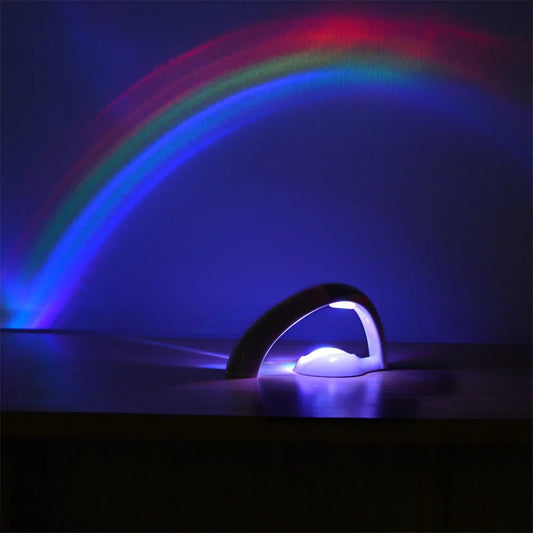 Lucky Rainbow LED Projector Lamp – Magical Night Light for Kids & Home Decor
