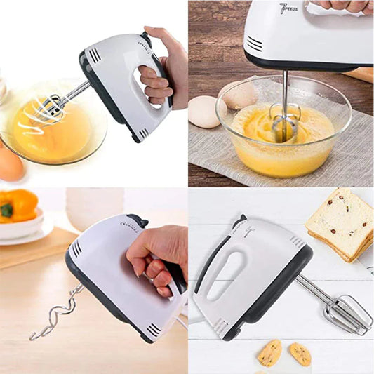 7-Speed Electric Hand Mixer for Baking & Everyday Mixing
