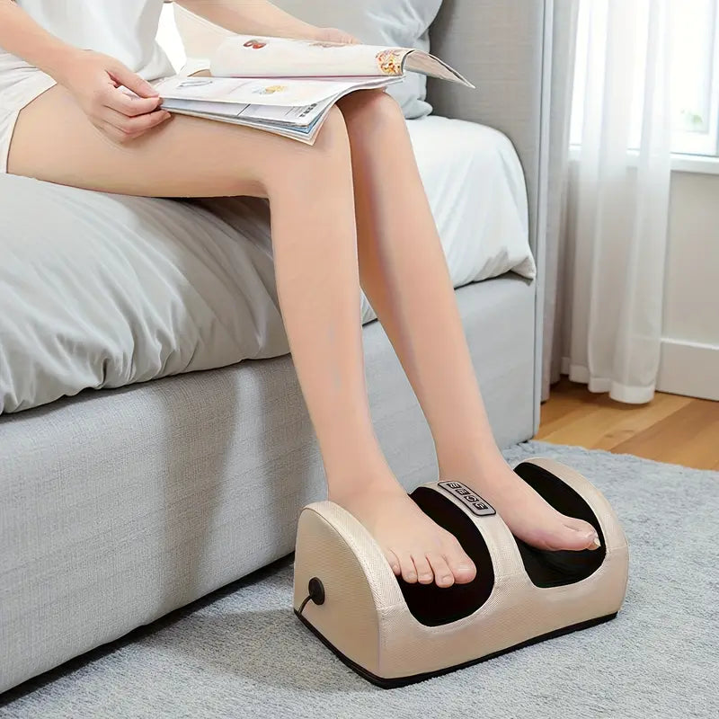 Electric Foot Massager – 3-in-1 Heat, Vibration & Kneading Relief