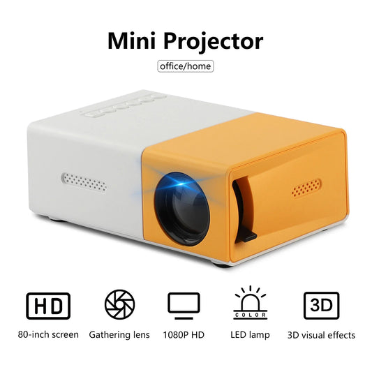 Mini Portable LED Projector – Compact Home Cinema Experience
