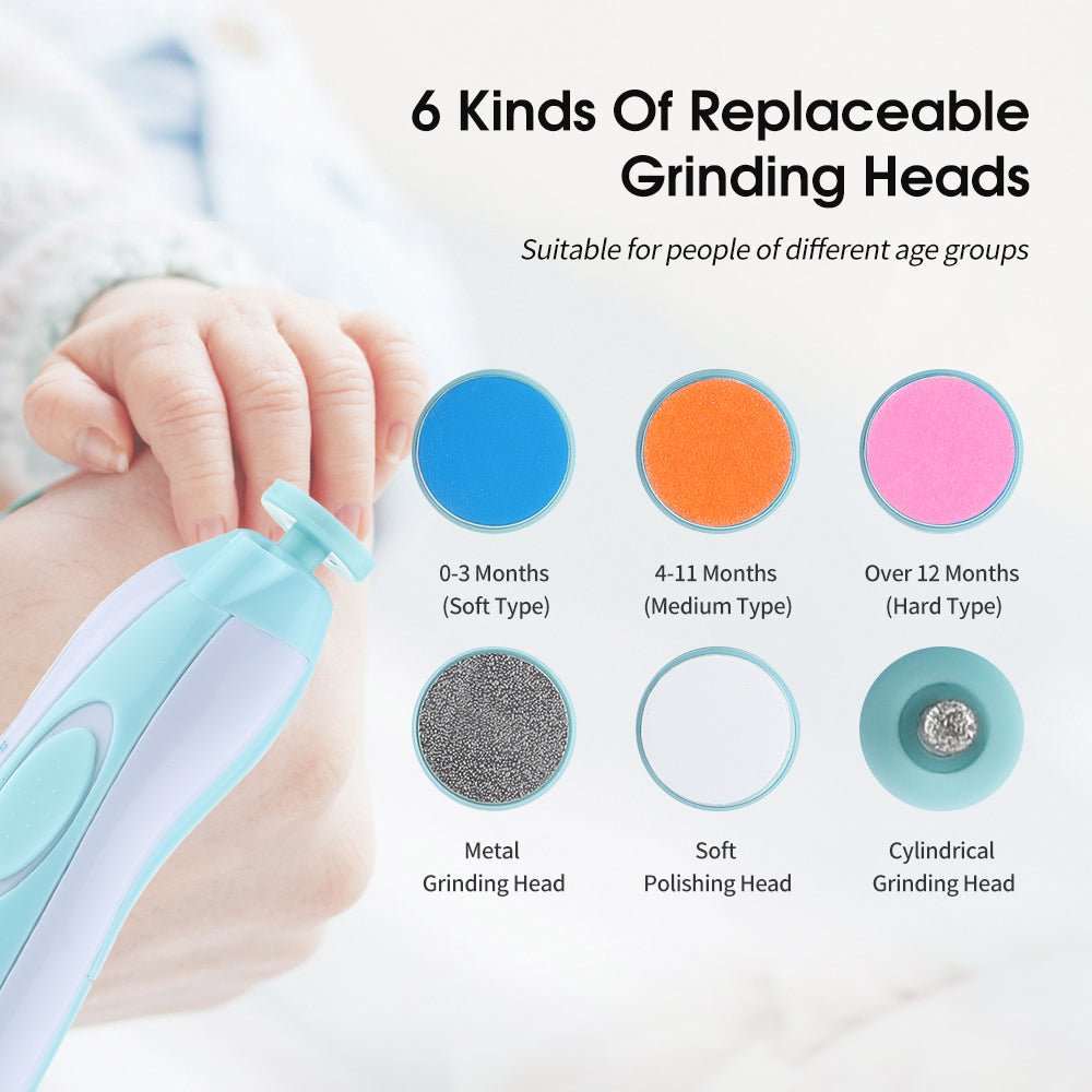 Electric Baby Nail Trimmer – Safe, Silent & Gentle Nail Care