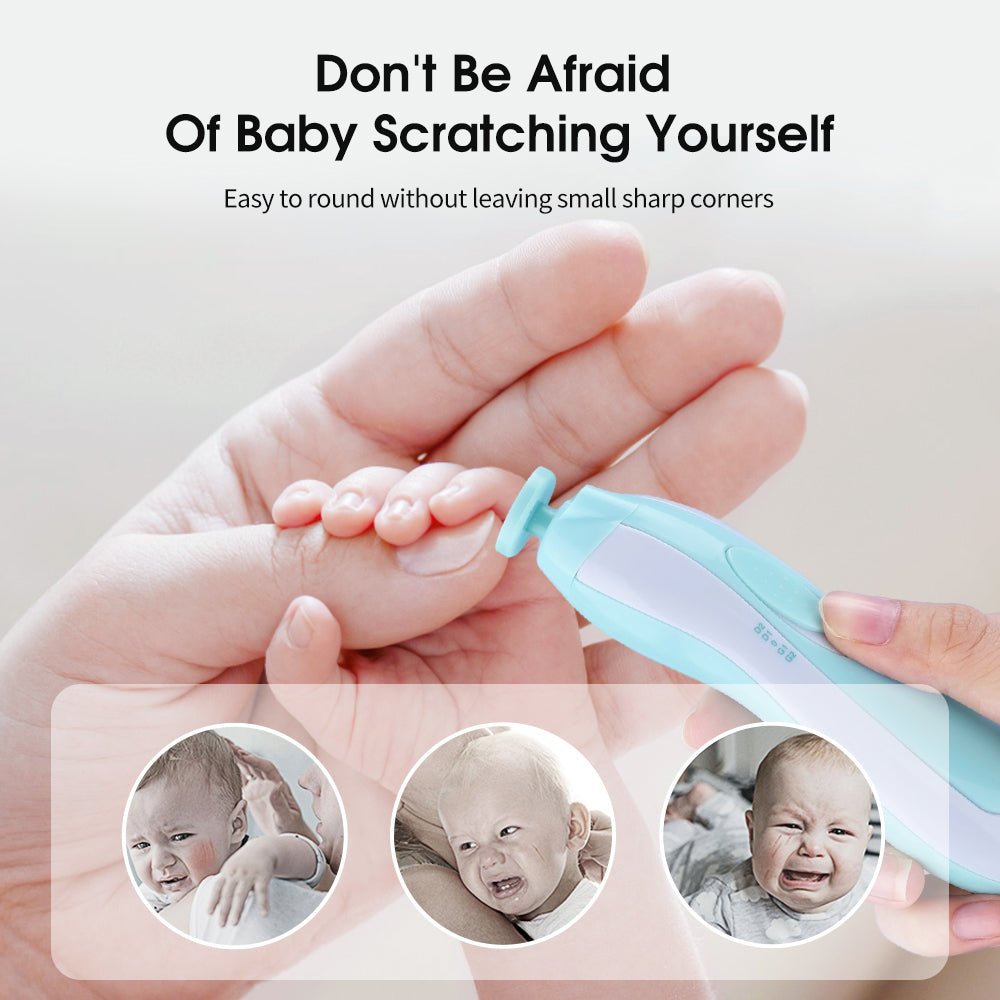 Electric Baby Nail Trimmer – Safe, Silent & Gentle Nail Care
