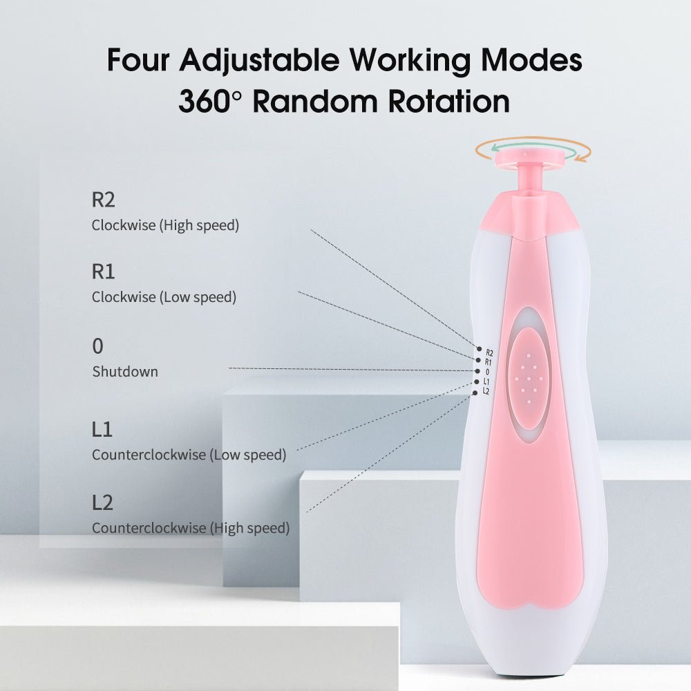 Electric Baby Nail Trimmer – Safe, Silent & Gentle Nail Care