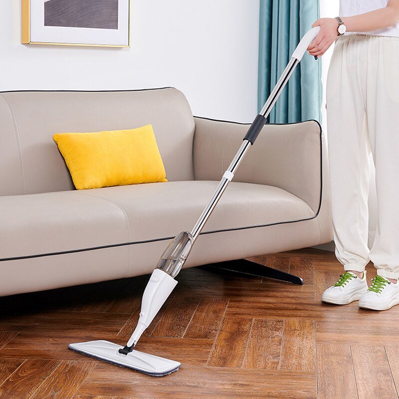 Lightweight Spray Mop with Washable Microfiber Head