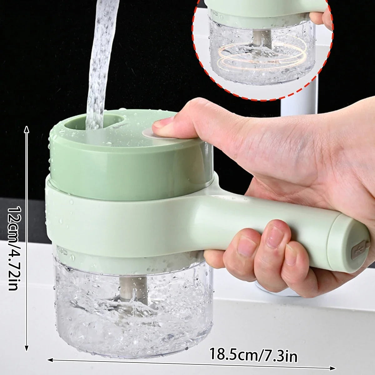 Mini Rechargeable Kitchen Chopper – Easy Chop, Blend & Puree