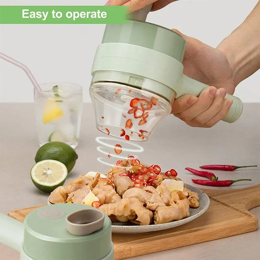 Mini Rechargeable Kitchen Chopper – Easy Chop, Blend & Puree