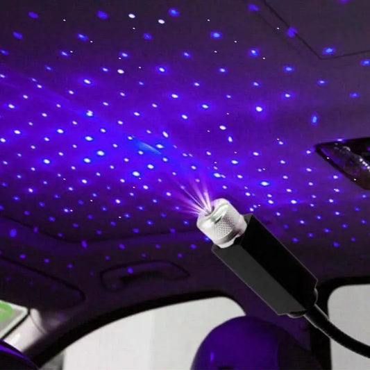 Mini LED Car Star Light – Adjustable Star Projector for Car & Home