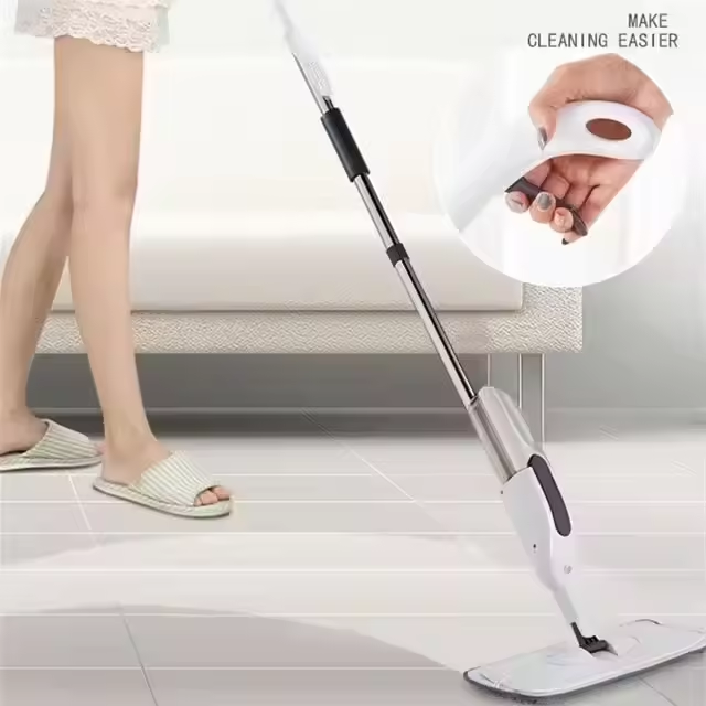 Lightweight Spray Mop with Washable Microfiber Head