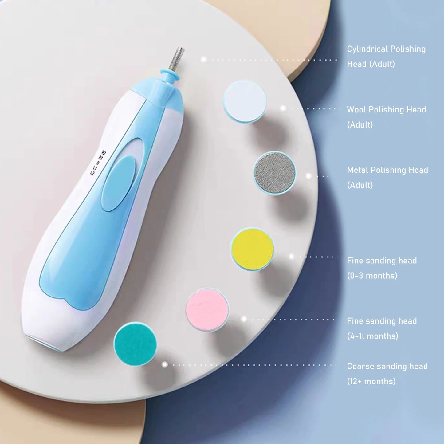 Electric Baby Nail Trimmer – Safe, Silent & Gentle Nail Care