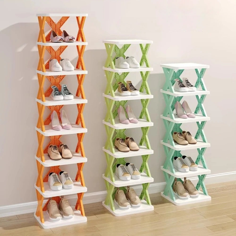 Adjustable Shoe & Item Rack – Durable 6-Tier Design