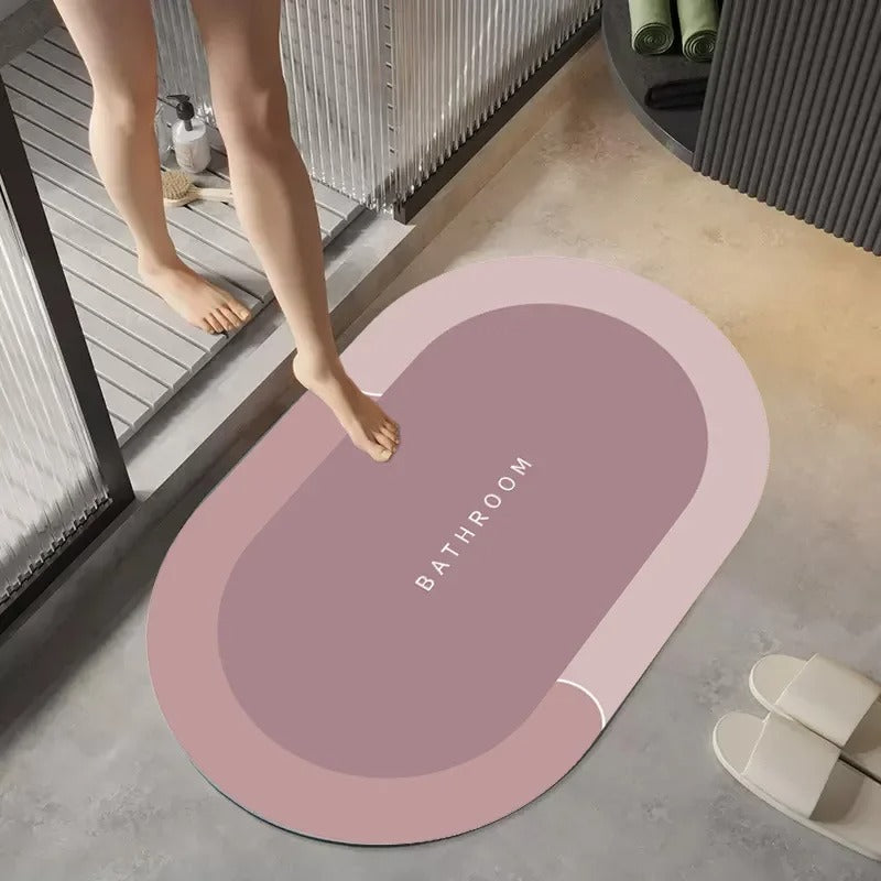 Stylish Anti-Slip Fast-Drying Bath Mat