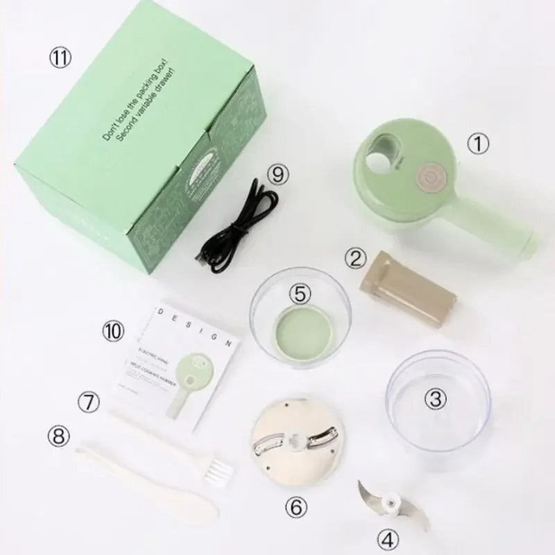 Mini Rechargeable Kitchen Chopper – Easy Chop, Blend & Puree