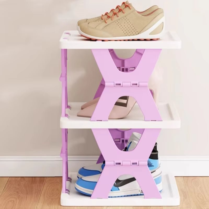 Adjustable Shoe & Item Rack – Durable 6-Tier Design