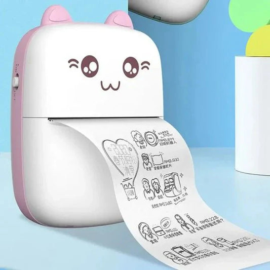 Portable Mini Thermal Printer – BT/Wireless Document & Photo Print Anywhere