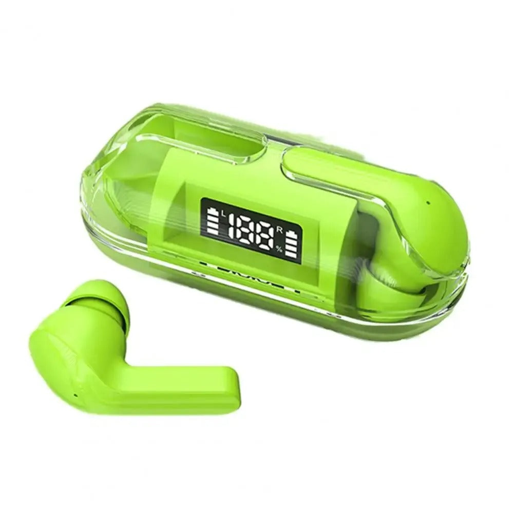 Crystal Wireless Earphones – Transparent Air 33 | Stylish, Clear & Powerful Sound
