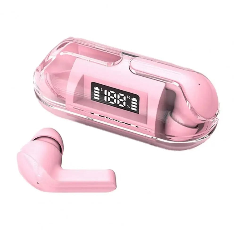 Crystal Wireless Earphones – Transparent Air 33 | Stylish, Clear & Powerful Sound