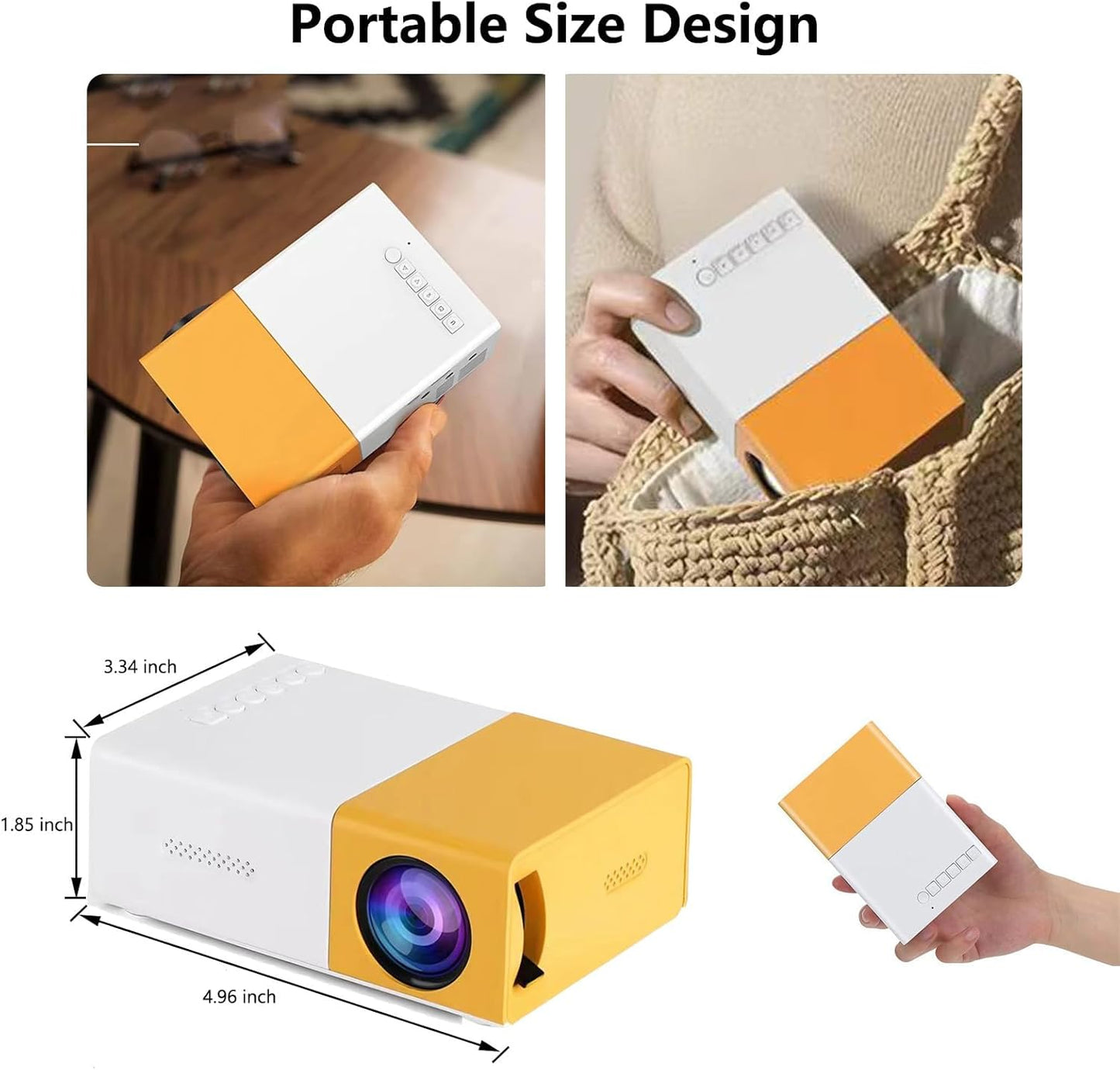 Mini Portable LED Projector – Compact Home Cinema Experience