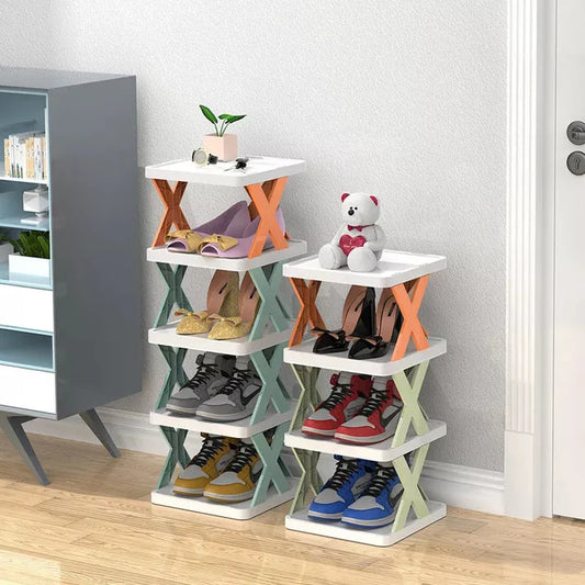 Adjustable Shoe & Item Rack – Durable 6-Tier Design