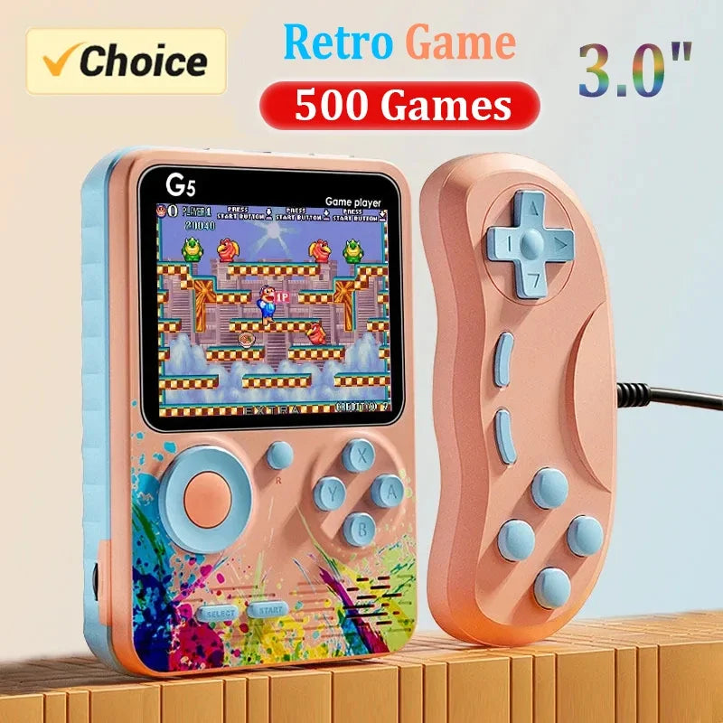 Retro G5 Game Box with 3" HD Screen & TV Connection