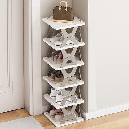 Adjustable Shoe & Item Rack – Durable 6-Tier Design