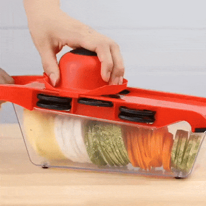 All-in-One Kitchen Slicer – 6 Blades, Peeler & Easy Cleaning