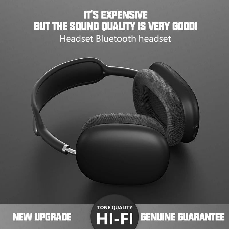 P9 Wireless Bluetooth Headphones – Deep Bass, Noise Cancelling & Foldable Design