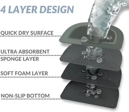Stylish Anti-Slip Fast-Drying Bath Mat