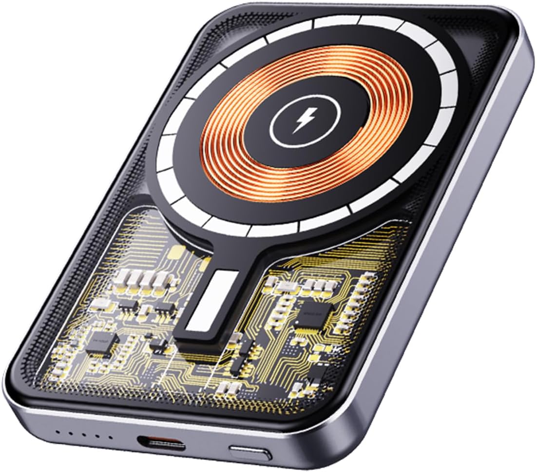 Magnetic Rechargeable Battery – 20000mAh Fast Charging Power Bank