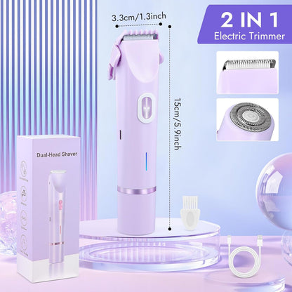 Double Head Electric Shaver - Shave Smarter, Faster & Fresher Every Day