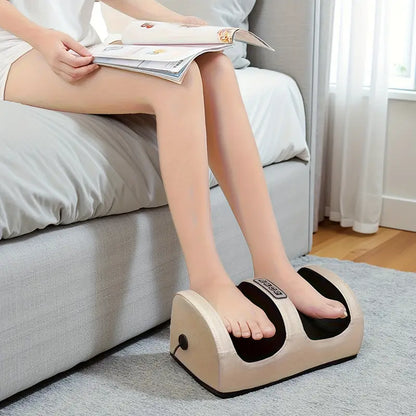 Electric Foot Massager – 3-in-1 Heat, Vibration & Kneading Relief