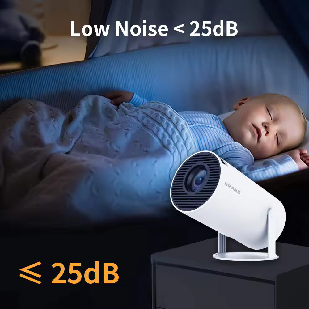 Mini Round Projector – Turn Any Wall into a Big Screen