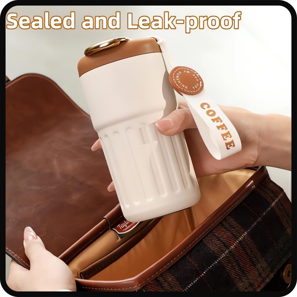 Smart Temperature Display Travel Mug – Stainless Steel Insulated Cup with Leak-Proof Lid