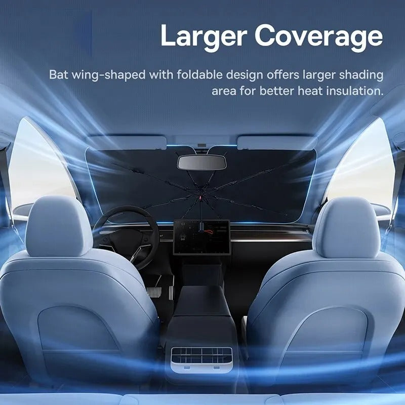 Foldable Windshield Umbrella – Ultimate UV & Heat Protection for Your Car