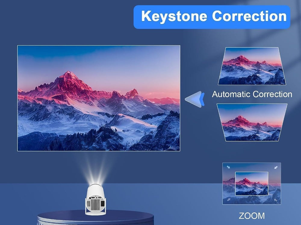 Mini Round Projector – Turn Any Wall into a Big Screen