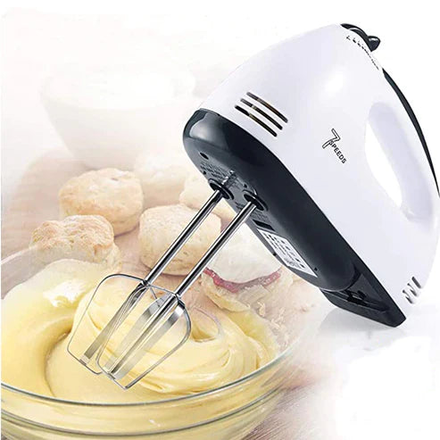 7-Speed Electric Hand Mixer for Baking & Everyday Mixing
