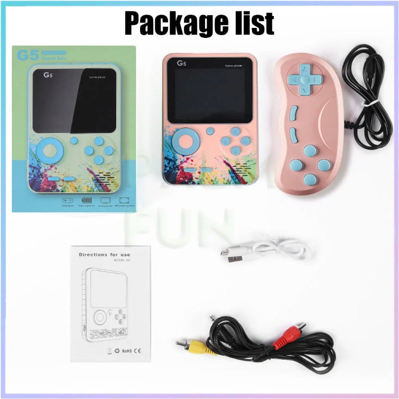 Retro G5 Game Box with 3" HD Screen & TV Connection