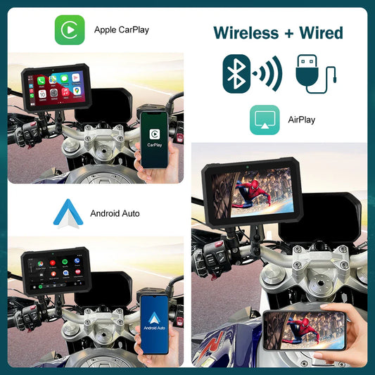 Motorcycle 7" IPS Touch Screen