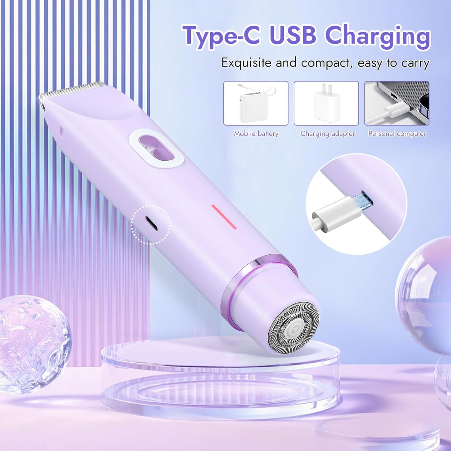 Double Head Electric Shaver - Shave Smarter, Faster & Fresher Every Day