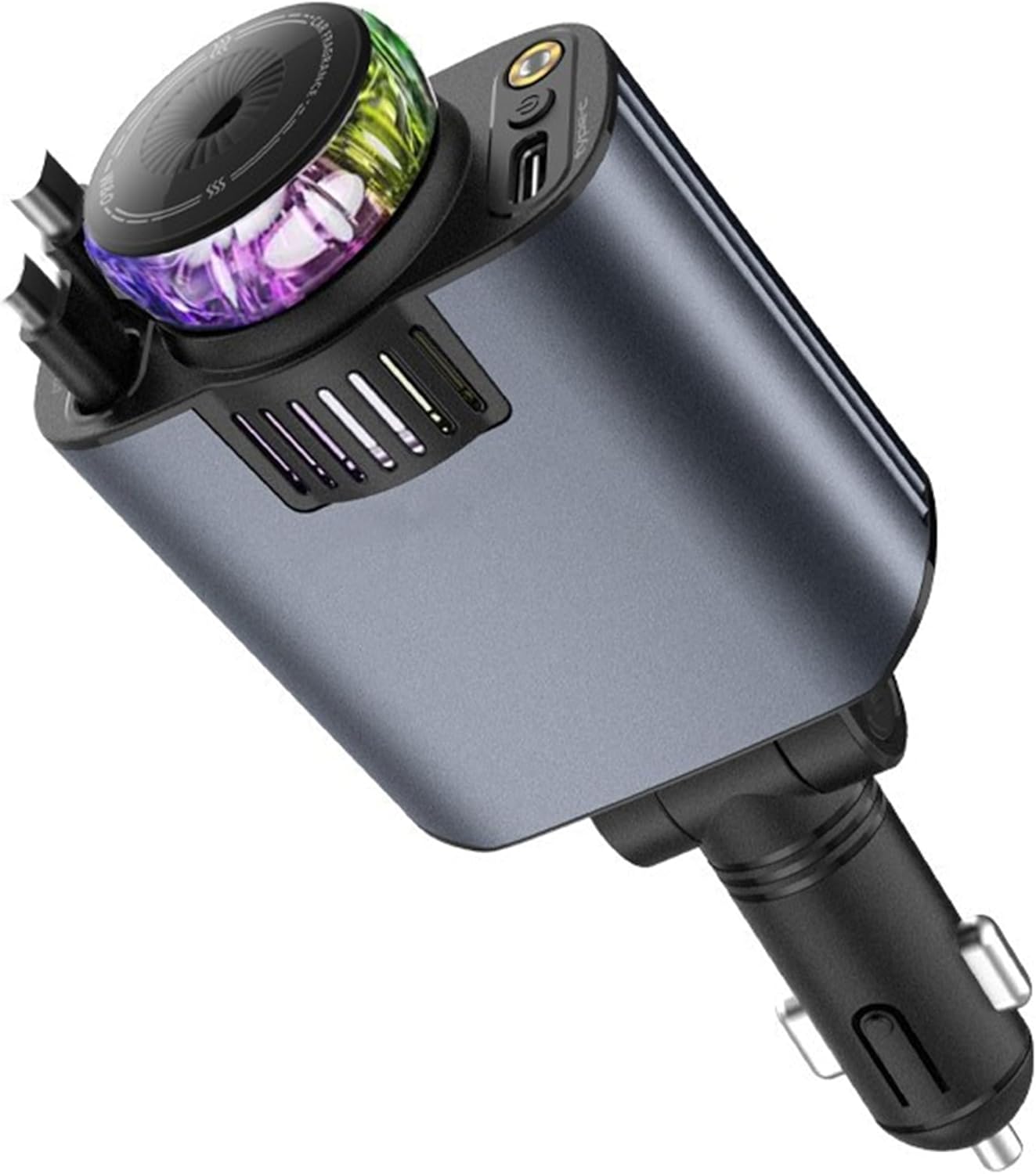 ⚡5-in-1 Starlight Car Charger – Power, Style & Freshness on the Go
