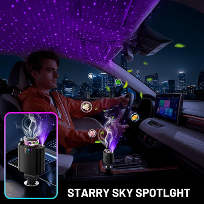 ⚡5-in-1 Starlight Car Charger – Power, Style & Freshness on the Go
