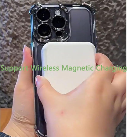 Airbag Anti-Drop iPhone Case | Invisible Ring Holder & Magnetic Kickstand for iPhone 15/14/13 Pro Max