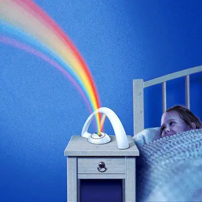 Lucky Rainbow LED Projector Lamp – Magical Night Light for Kids & Home Decor