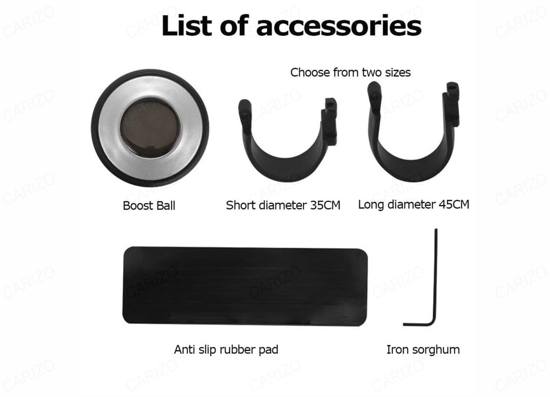 Steering Wheel Grip Aid Handle Spinner Knob – Durable Car Assist Tool