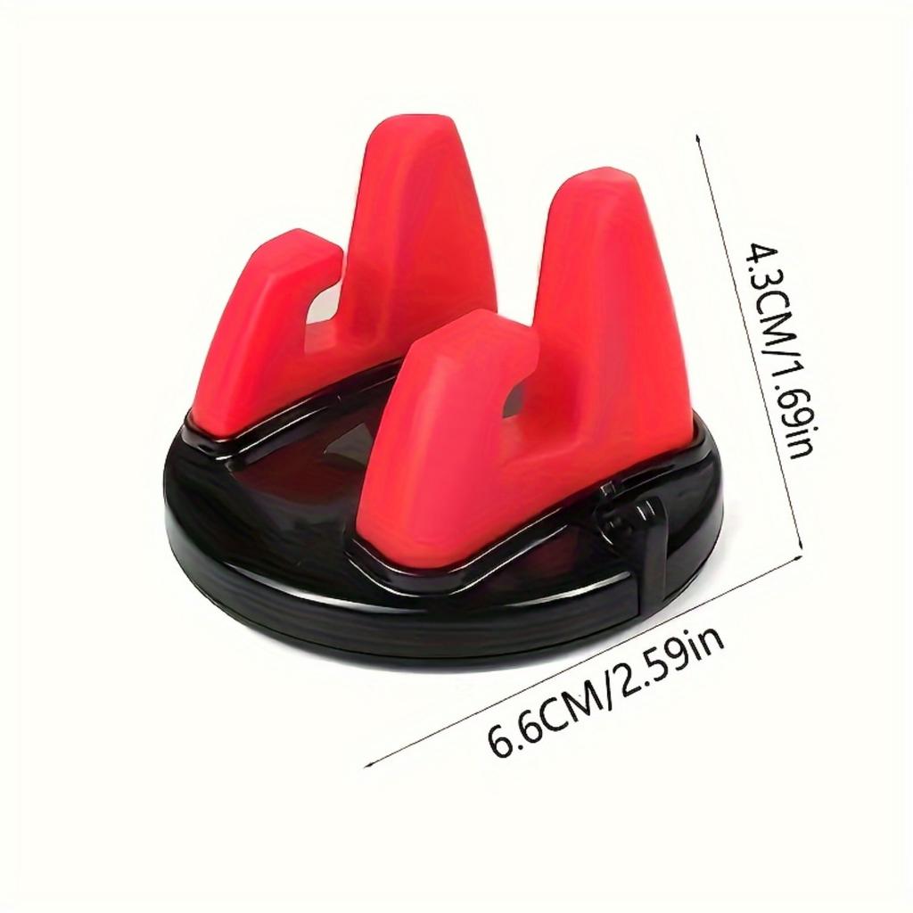 Dashboard Car Phone Holder – 360° Rotating Silicone Mount for Smartphones