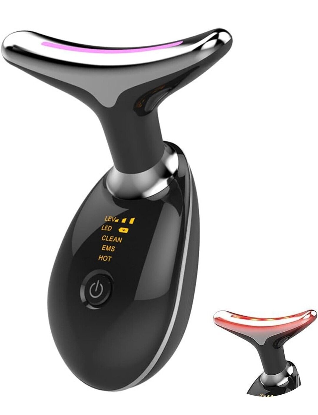Anti Wrinkle Beauty Apparatus – Neck & Face Lifting Device with EMS & LED